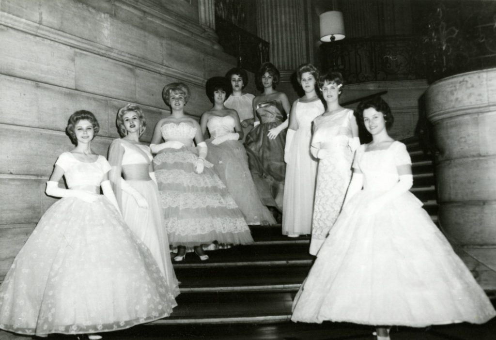 Debutantes at the 1962 White and Red Ball